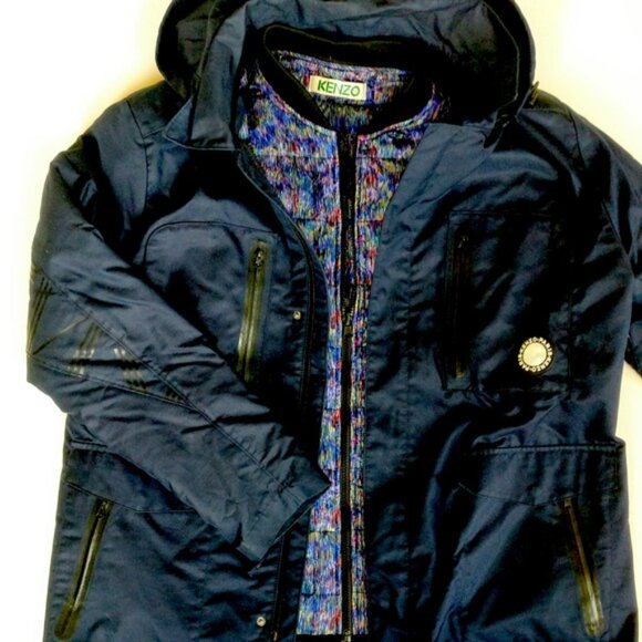 Kenzo Coat Parka 3 in 1 Size L - Picture 3 of 7
